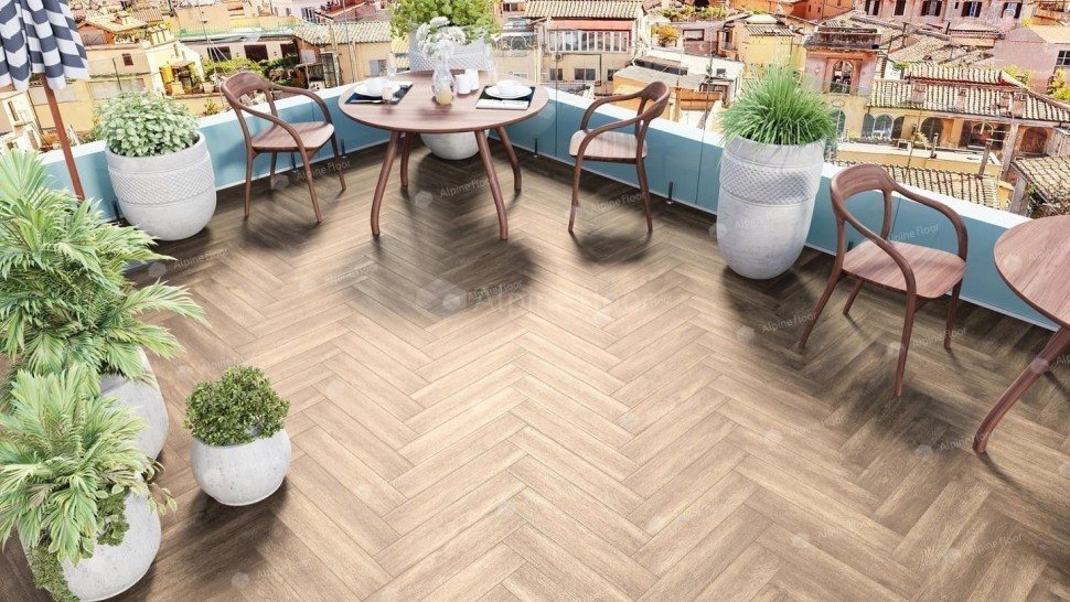 Виниловая плитка "Alpine Floor" Parquet LVT Макадамия (590*118*2,5 мм) — купить в Энгельсе