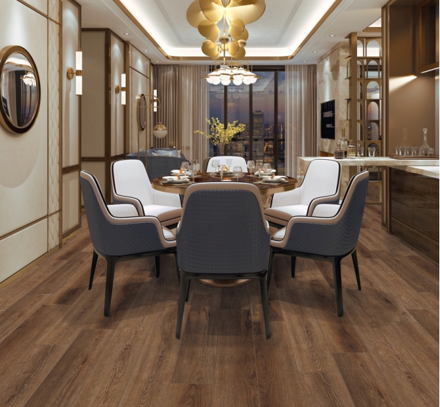 SPC ламинат "CronaFloor" Wood 4V Дуб Регин (1200*180*4 мм) — купить в Энгельсе