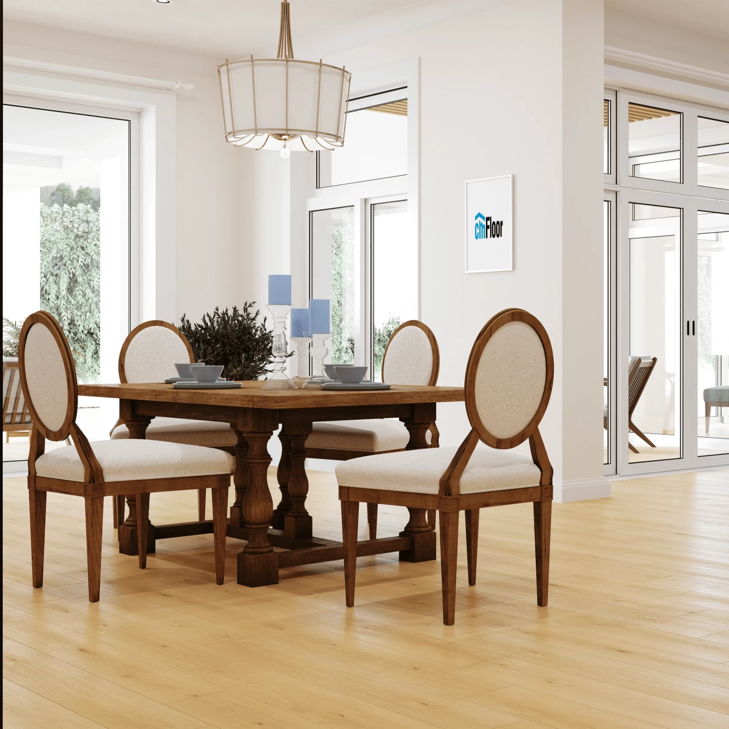 SPC плитка для пола Дуб Орегон (1220*180*4 мм) — купить в Энгельсе