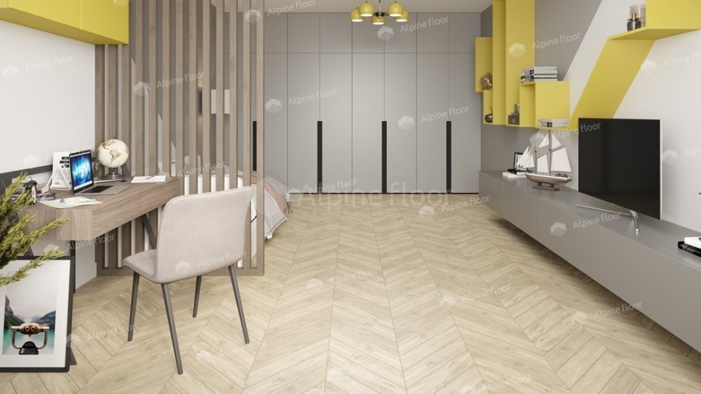 LVT плитка "Alpine Floor" Сонома (555*127*2,5 мм) — купить в Энгельсе