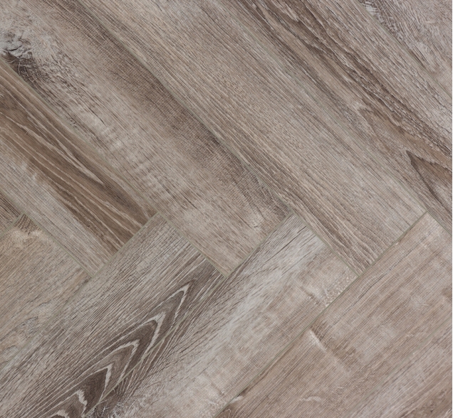 Виниловый ламинат SPC "Cronafloor" Herringbone Дуб Тулон (640*128*4,5 мм) — купить в Энгельсе