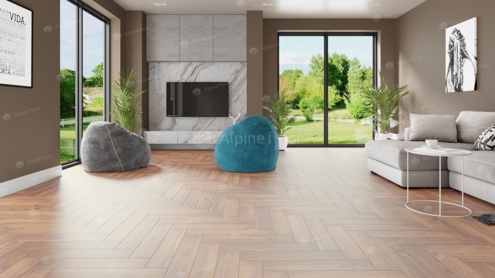 Виниловая плитка "Alpine Floor" Parquet LVT Дуб Royal (590*118*2,5 мм) — купить в Энгельсе