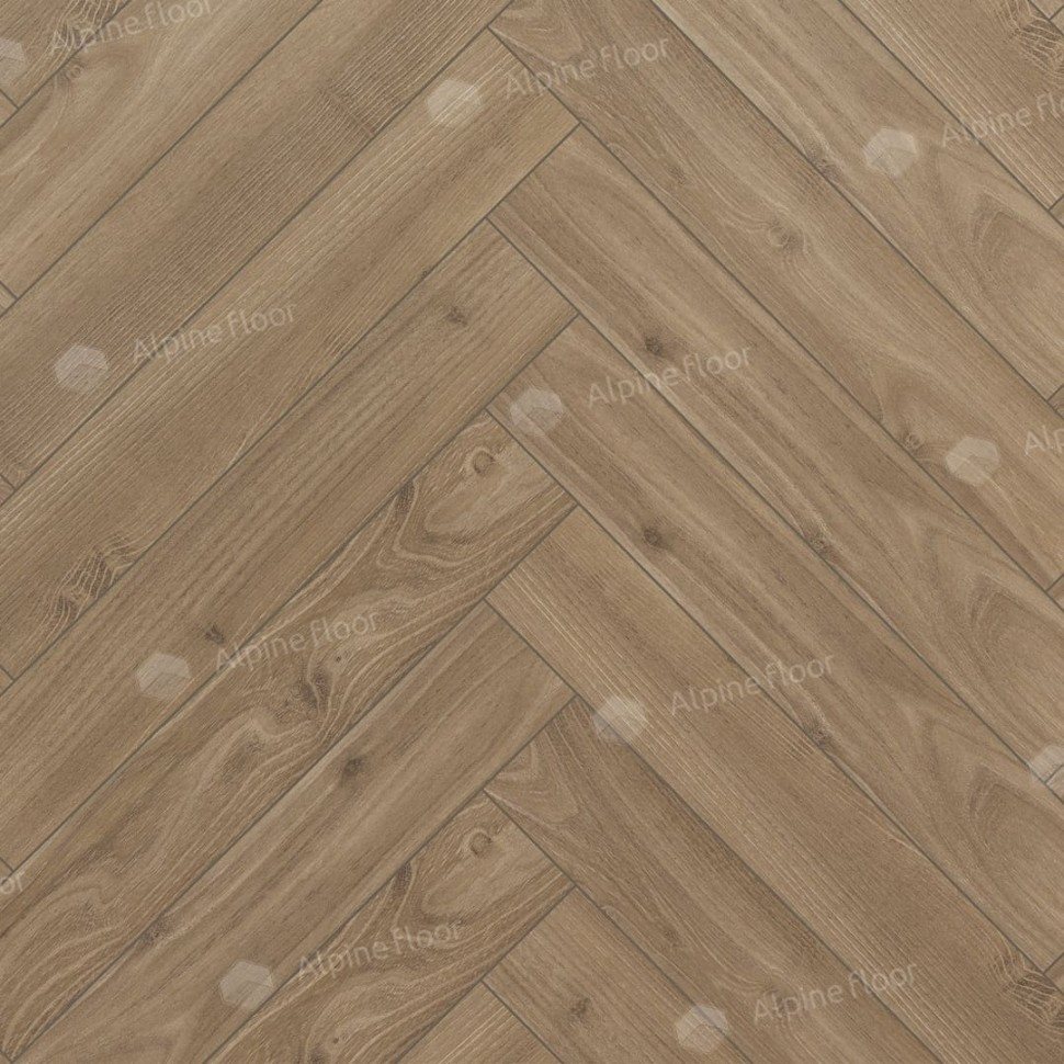 Ламинат "Alpine Floor" Herringbone 12 Дуб Калабрия (600*100*12 мм) — купить в Энгельсе