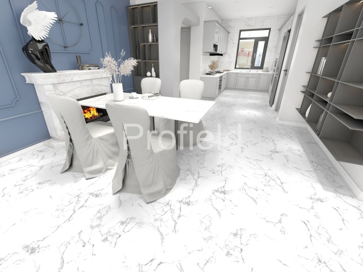 HSPC ламинат "Profield" Камень белый (610*305*5,5 мм) — купить в Энгельсе