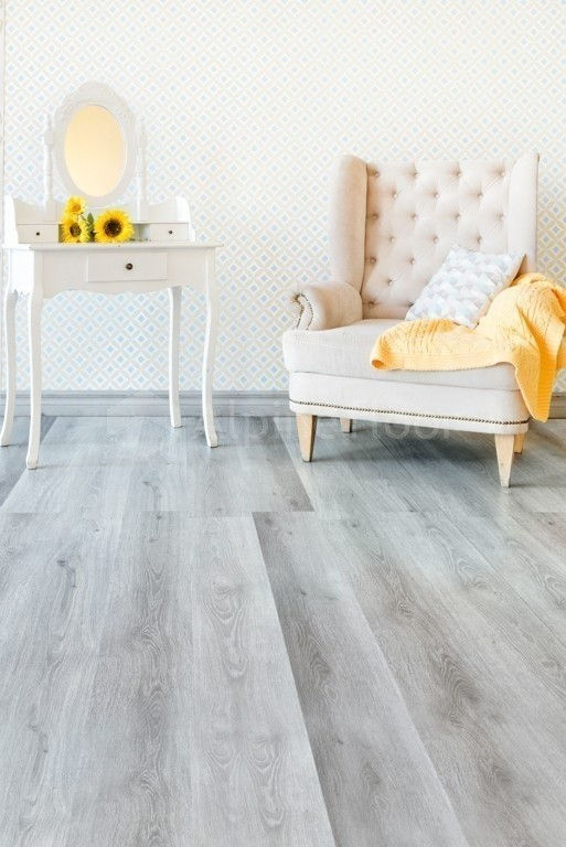 Кварцвиниловая плитка "Alpine Floor" Дуб Пепельный  (1219*184*2мм) — купить в Энгельсе