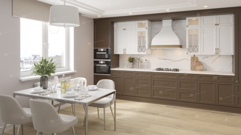 SPC Ламинат "Alpine Floor" Дуб капучино (1524*180*8 мм) — купить в Энгельсе