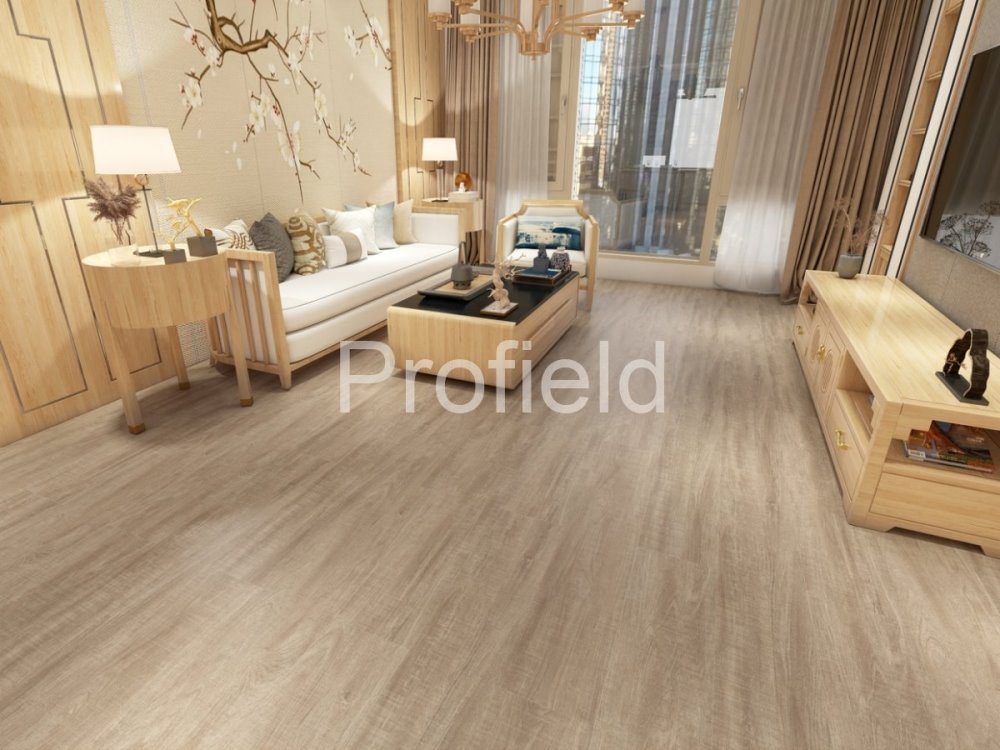 HSPC ламинат "Profield" Тик натуральный (1200*228*5,5 мм) — купить в Энгельсе