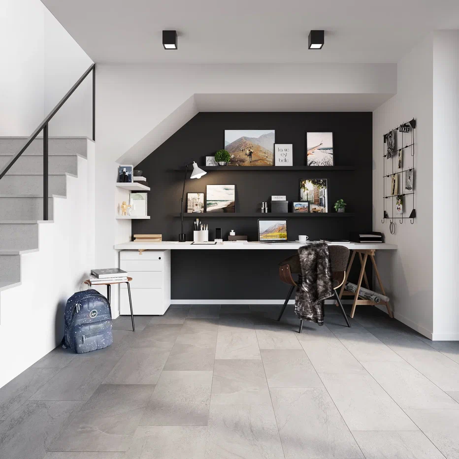 SPC ламинат "Invictus" Groovy Granite Steel (603*298*6мм) — купить в Энгельсе