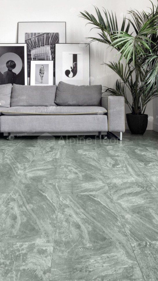 Виниловая плитка "Alpine Floor" Light Stone Хэмпшир (608*303*2,5 мм) — купить в Энгельсе