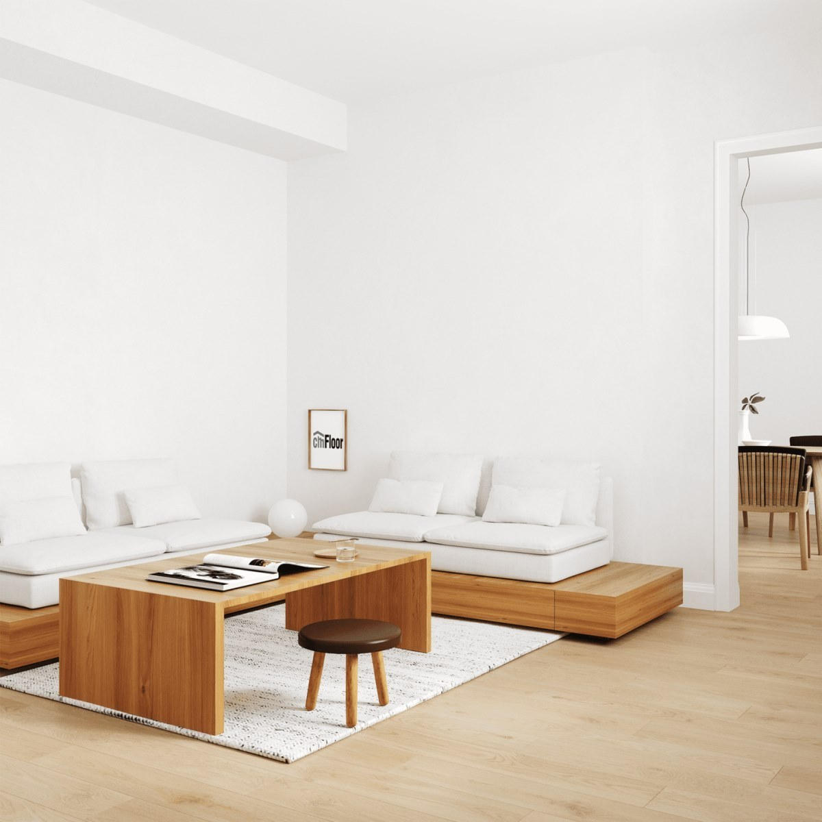 Виниловое напольное покрытие ScandiWood 19 Дуб Шампань (180*1220*5 мм) — купить в Энгельсе