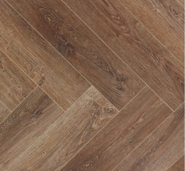 Виниловый ламинат SPC "Cronafloor" Herringbone Дуб Тулуза (640*128*4,5 мм) — купить в Энгельсе
