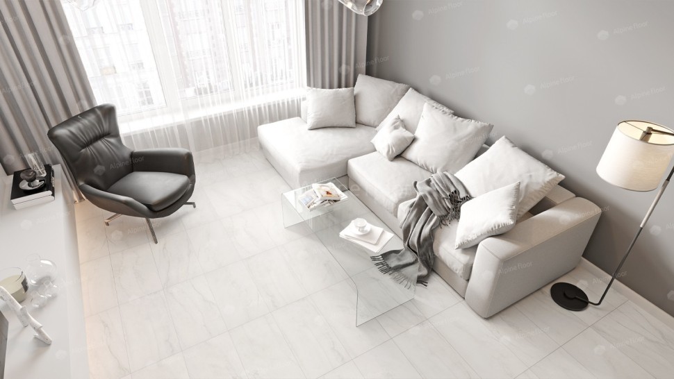 Виниловая плитка "Alpine Floor" Light Stone Брайс (608*303*2,5 мм) — купить в Энгельсе