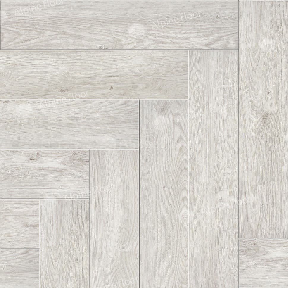 Виниловая плитка "Alpine Floor" Parquet LVT Снежный (590*118*2,5 мм) — купить в Энгельсе