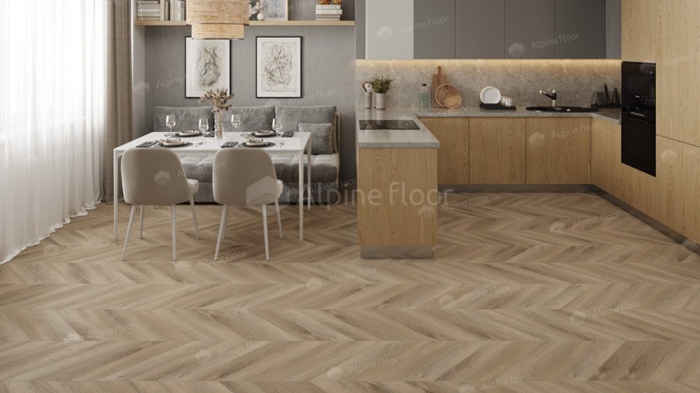 LVT плитка "Alpine Floor" Дуб Синистра (555*127*2,5 мм) — купить в Энгельсе