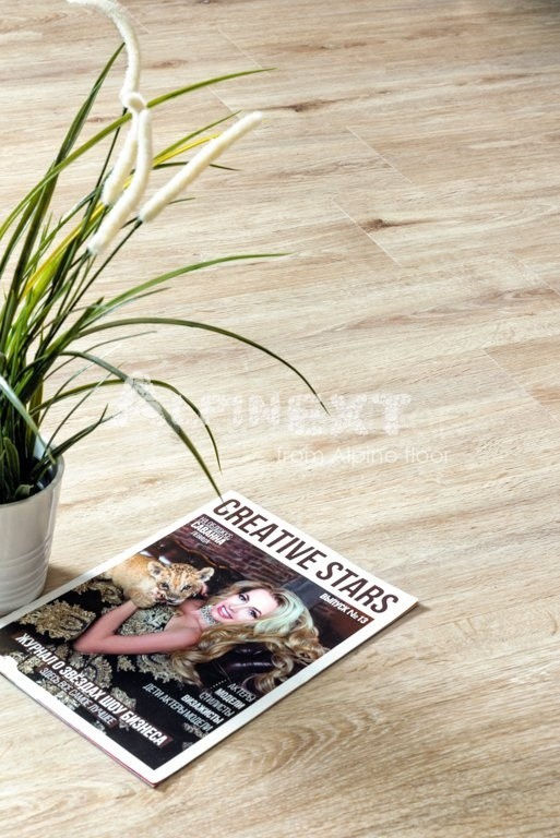 Замковая ПВХ плитка "Alpine Floor" Дуб Ваниль  (1220*183*4мм) — купить в Энгельсе