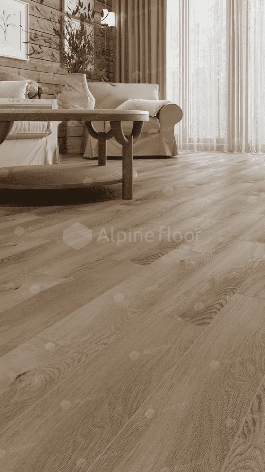 Виниловый ламинат "Alpine Floor" Parquet Light Дуб Синистра (600*125*4 мм) — купить в Энгельсе