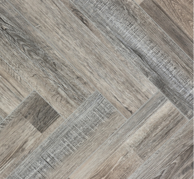 Виниловый ламинат SPC "Cronafloor" Herringbone Дуб Реймс (640*128*4,5 мм) — купить в Энгельсе