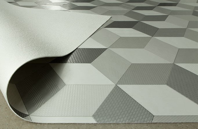 Линолеум бытовой "IVC" Bingo Cubes 83 (3м) — купить в Энгельсе