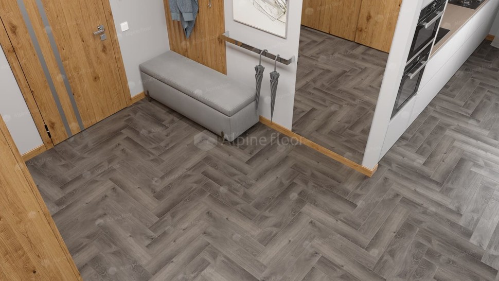 Виниловая плитка "Alpine Floor" Parquet LVT Дуб Мерга (590*118*2,5 мм) — купить в Энгельсе