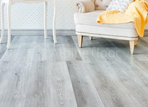 Кварцвиниловая плитка "Alpine Floor" Дуб Пепельный  (1219*184*2мм) — купить в Энгельсе
