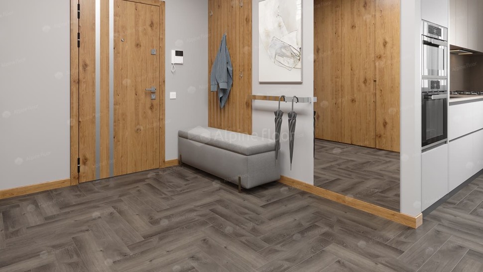 Виниловая плитка "Alpine Floor" Parquet LVT Дуб Мерга (590*118*2,5 мм) — купить в Энгельсе