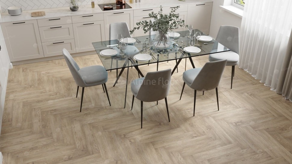 Виниловая плитка "Alpine Floor" Parquet LVT Дуб Ваниль Селект (590*118*2,5 мм) — купить в Энгельсе