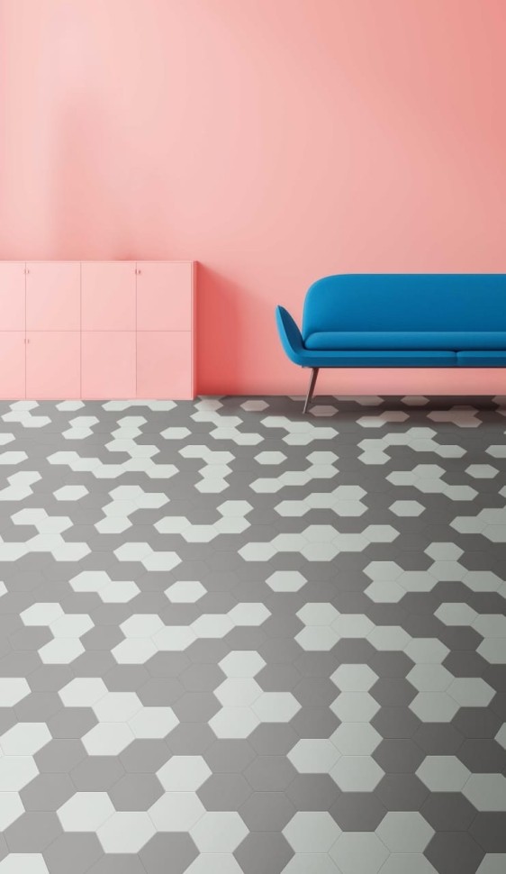 Виниловая плитка "Moduleo" Moods Hexagon 339 (226,32*196*2,5 мм) — купить в Энгельсе