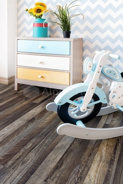 Кварцвиниловая плитка "Alpine Floor" Орех Состаренный  (1219*184*2мм) — купить в Энгельсе