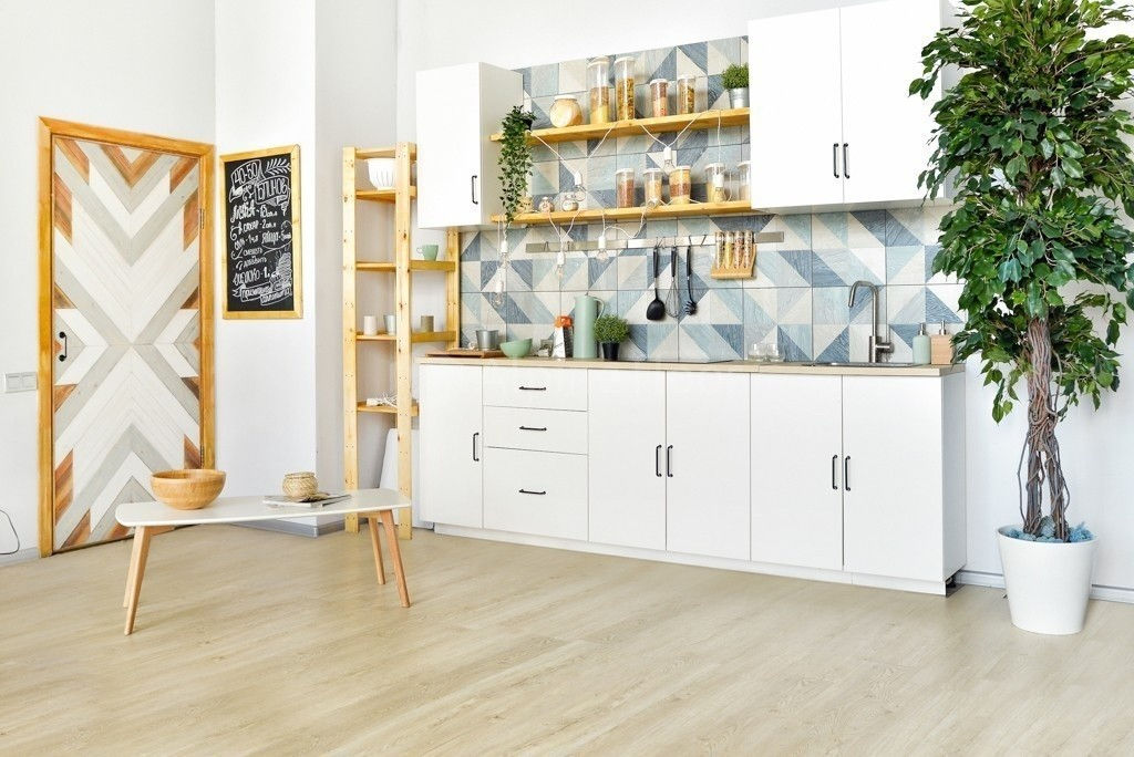 Замковая ПВХ плитка Секвойя Медовая  (1219*184*3,2мм) — купить в Энгельсе