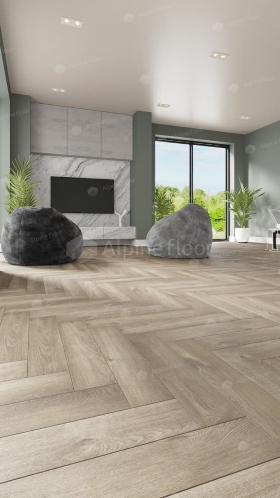 Виниловая плитка "Alpine Floor" Parquet LVT Дуб Натуральный Отбеленный (590*118*2,5 мм) — купить в Энгельсе