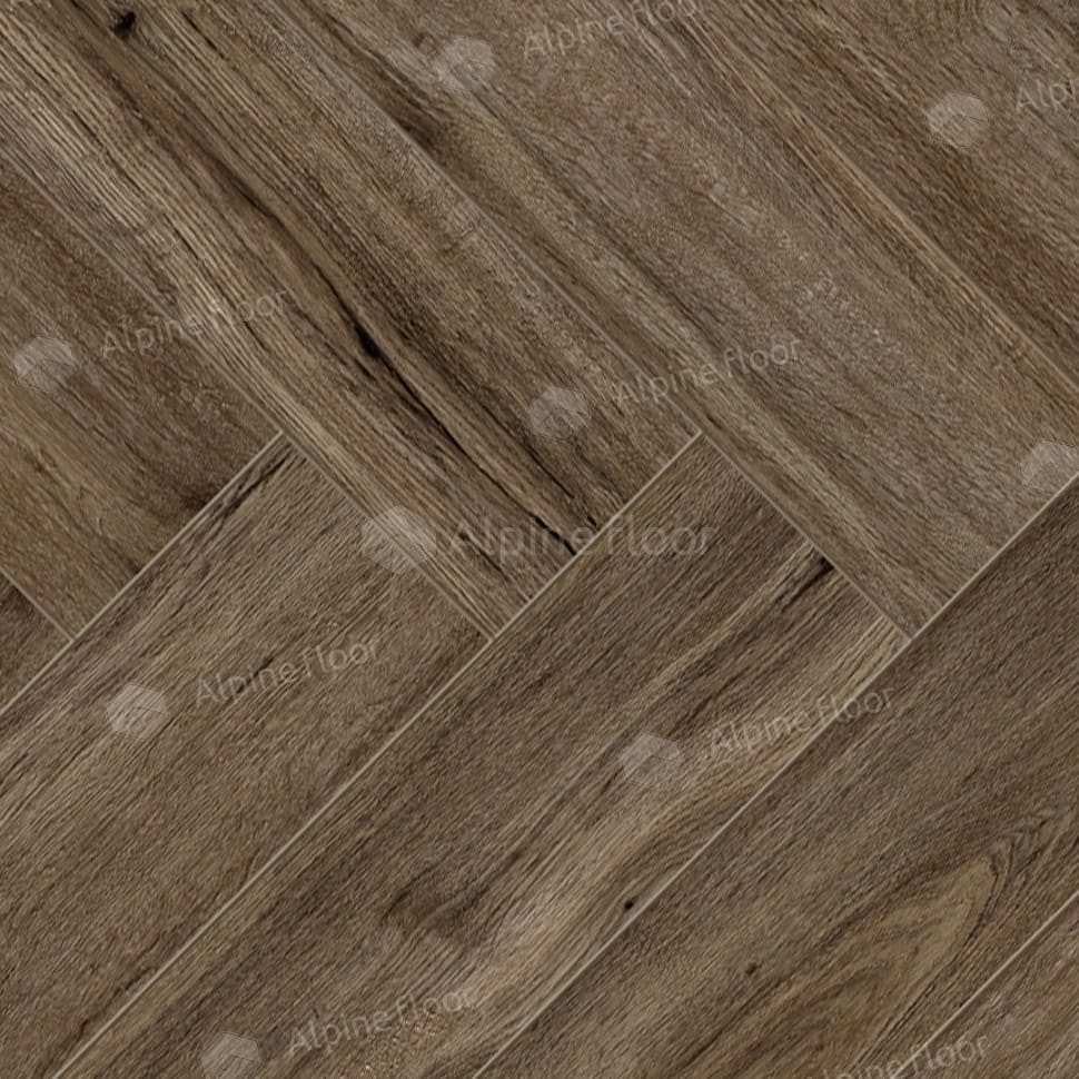 Ламинат "Alpine Floor" Herringbone Дуб Бордо (606*101*8 мм) — купить в Энгельсе