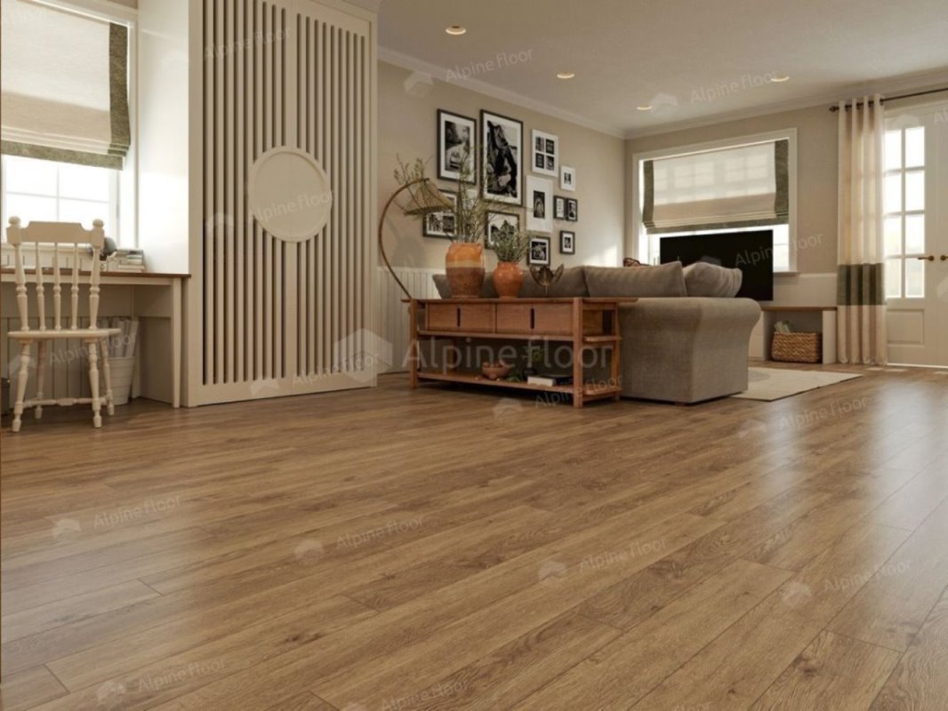 SPC Ламинат "Alpine Floor" Grand Sequoia Village Макадамия (1220*125*4 мм) — купить в Энгельсе