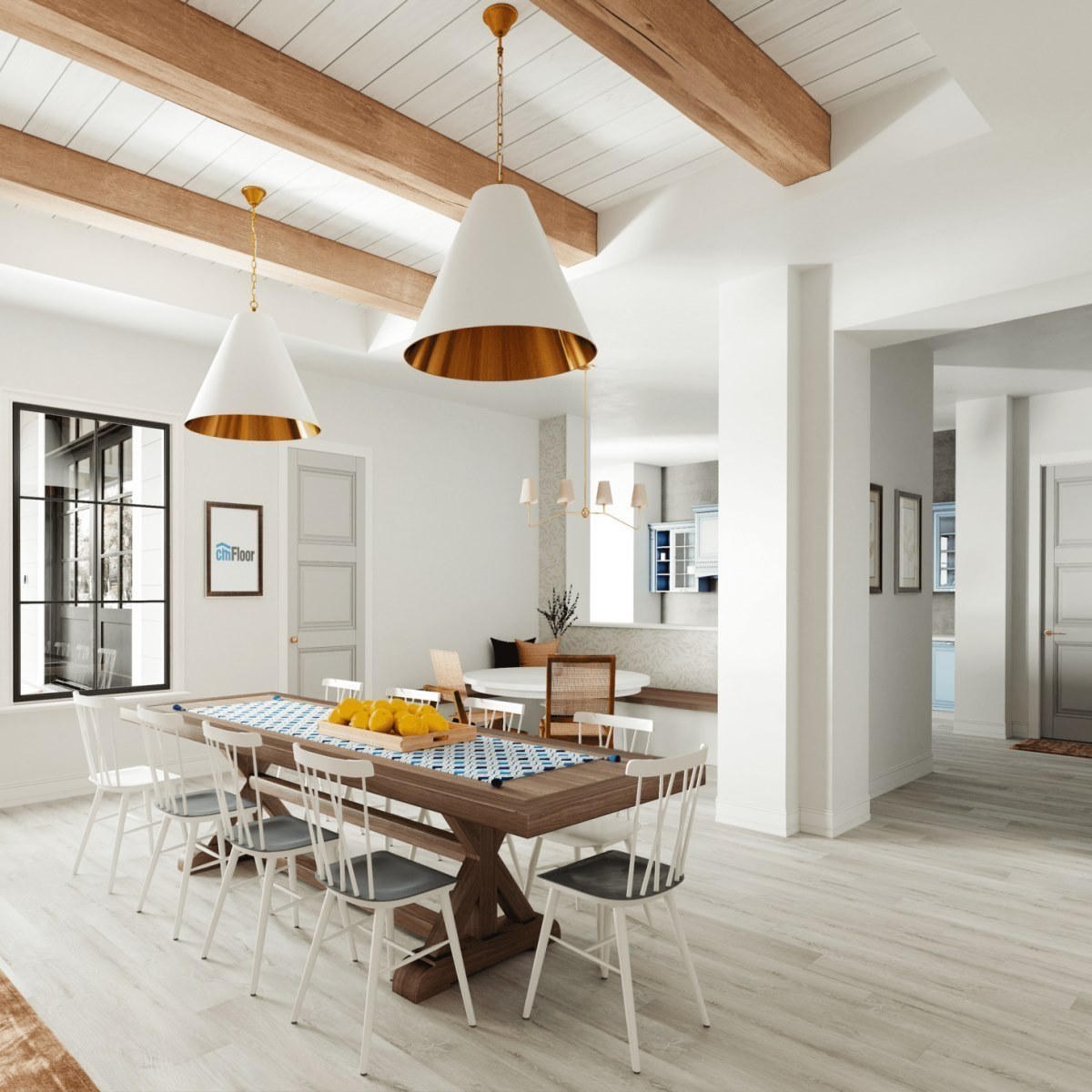 Виниловое напольное покрытие ScandiWood 05 Дуб Ледяной (180*1220*5 мм) — купить в Энгельсе