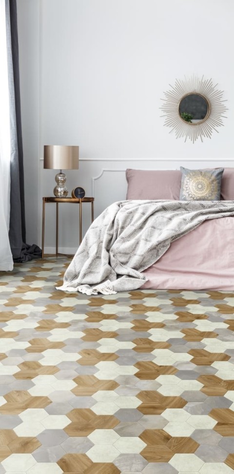 Виниловая плитка "Moduleo" Moods Hexagon 351 (226,32*196*2,5 мм) — купить в Энгельсе