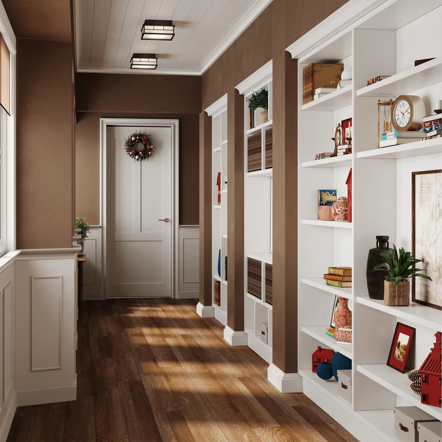 SPC плитка для пола Орех (1220*180*4 мм) — купить в Энгельсе