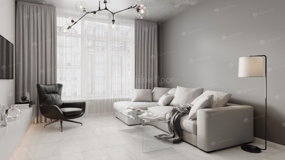 Виниловая плитка "Alpine Floor" Light Stone Брайс (608*303*2,5 мм) — купить в Энгельсе