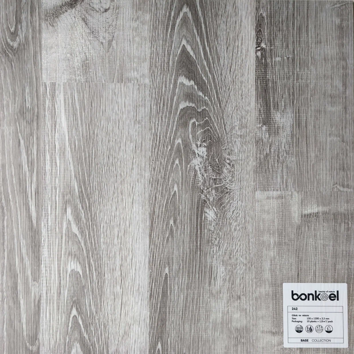Плитка ПВХ "Bonkeel" Base New 242 (1220*150*3,5 мм) — купить в Энгельсе