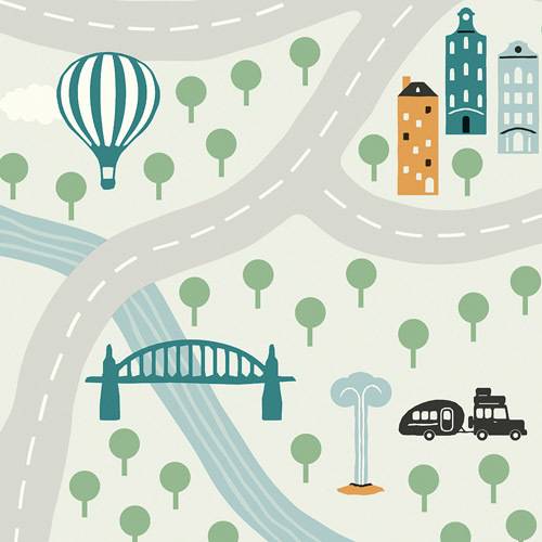 Линолеум бытовой "IVC" Neo Karta 82 (3м) — купить в Энгельсе