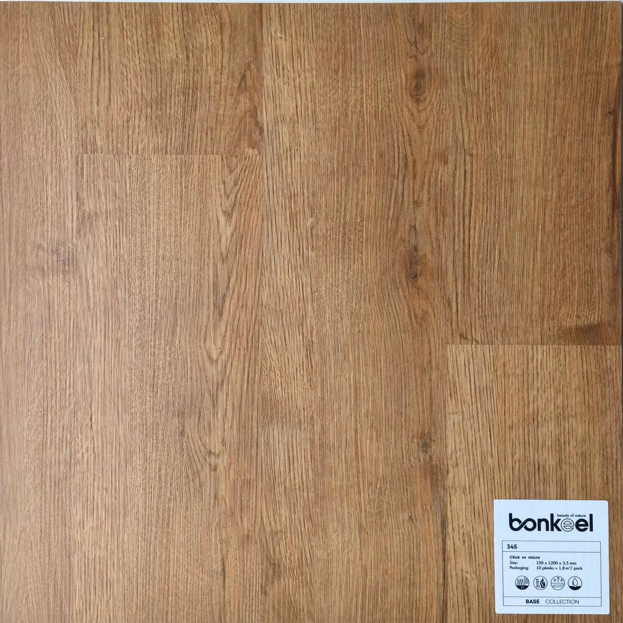 Плитка ПВХ "Bonkeel" Base New 345 (1220*150*3,5 мм) — купить в Энгельсе