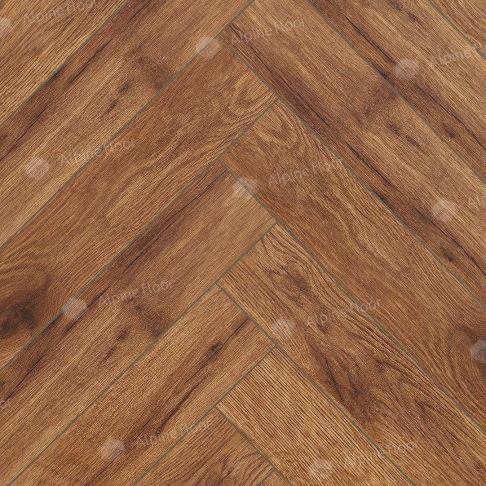 Ламинат "Alpine Floor" Herringbone 12 Дуб Умбрия (600*100*12 мм) — купить в Энгельсе