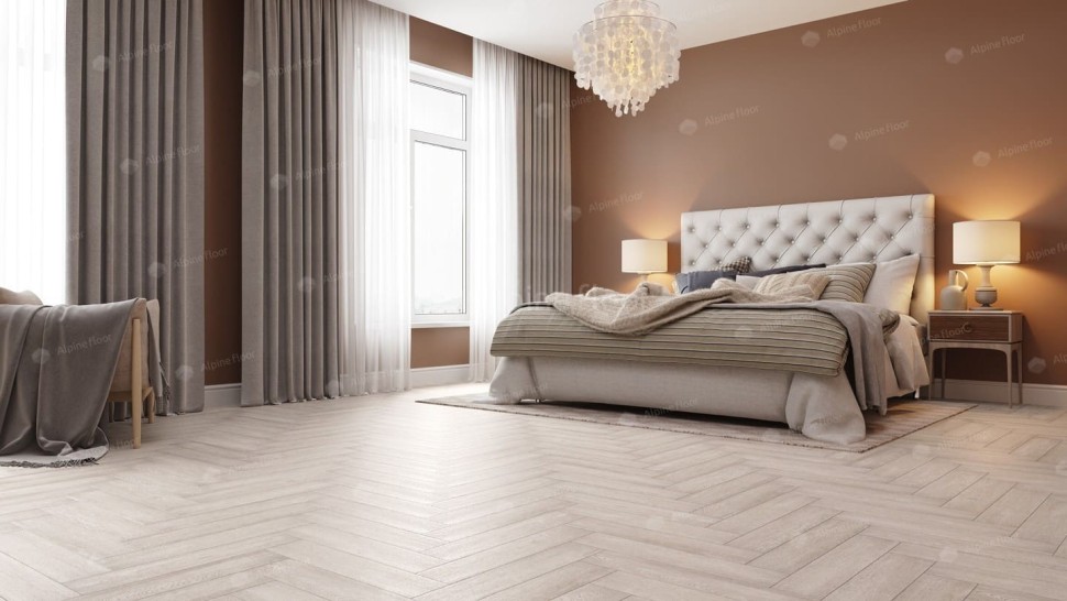 Виниловая плитка "Alpine Floor" Parquet LVT Голубой Лес (590*118*2,5 мм) — купить в Энгельсе